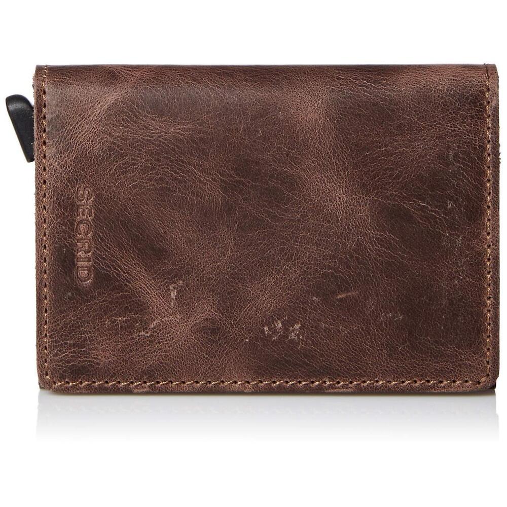 4181 Vintage Slimwallet Coin Purse, Size 4", Brown Brown - SV CHOCOLATE